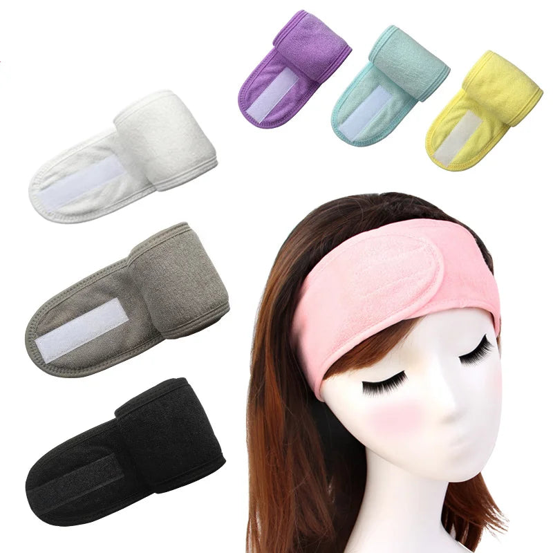 Chic Comfort: Adjustable Wide Headband for Yoga, Spa, & Makeup