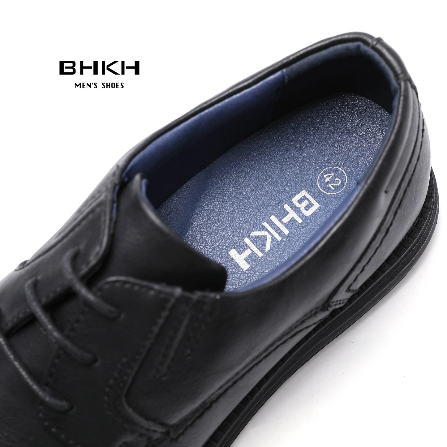 BHKH Man Leather Casual Shoes Business Work Office