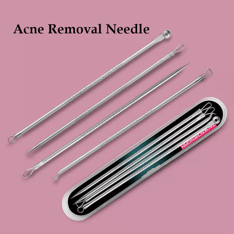Precision Acne Remover - Stainless Steel Blackhead and Pimple Removal Needle