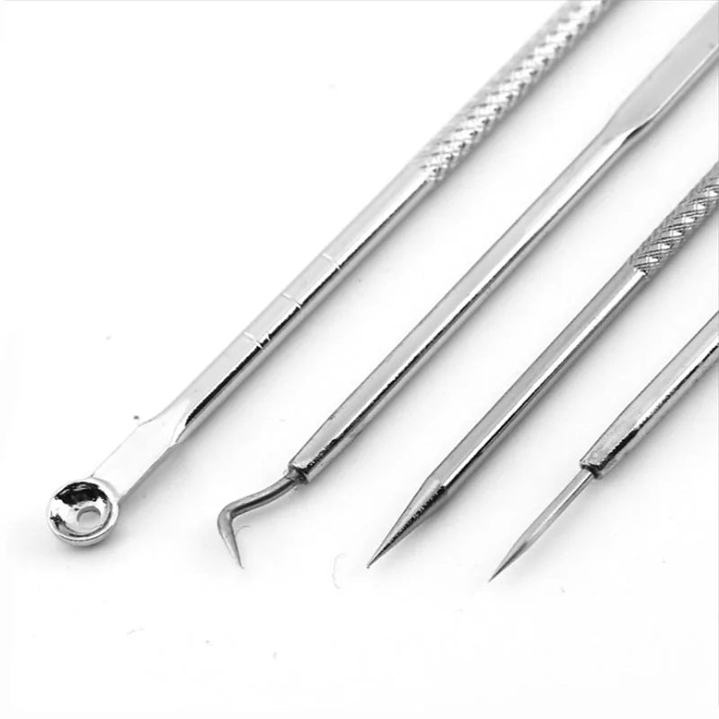 Precision Acne Remover - Stainless Steel Blackhead and Pimple Removal Needle