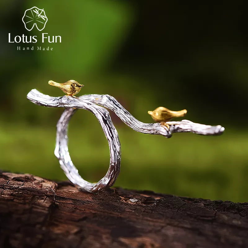 Lotus ~ Bird Ring ~ A Symbol of Empowerment