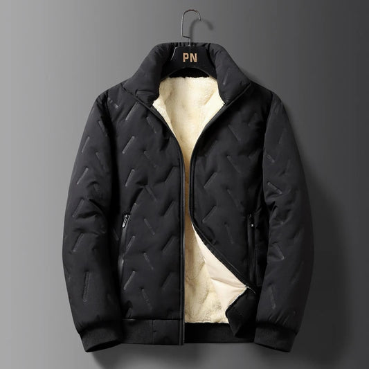 Winter Jacket Men Lambswool