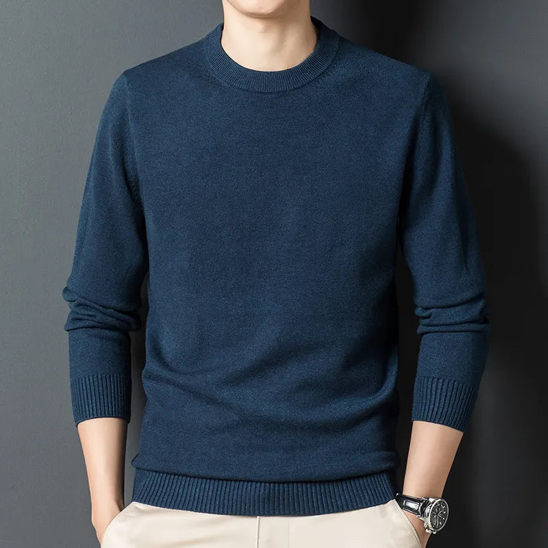 Brother Wang's Winter Sweater: Refined Warmth & Style