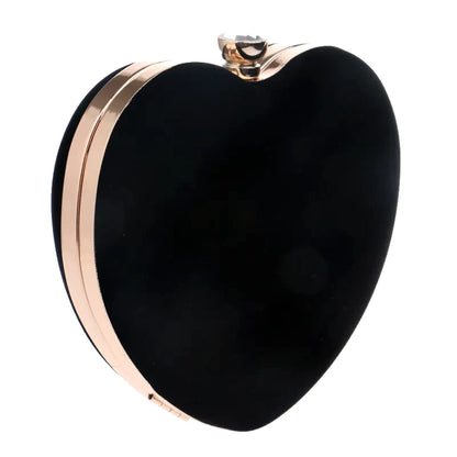 Shiny Heart Clutch - Eclat Elegance