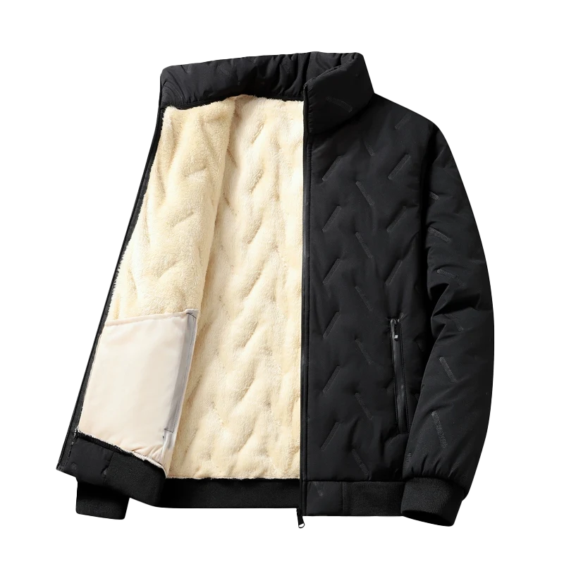 Winter Jacket Men Lambswool