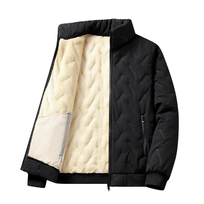 Winter Jacket Men Lambswool