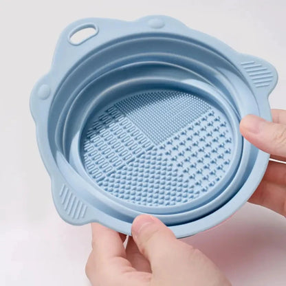 Silicone Brush Cleaning Bowl - Effortless Precision