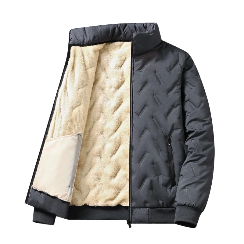 Winter Jacket Men Lambswool