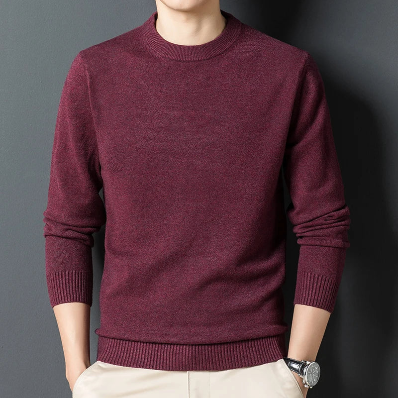 Brother Wang's Winter Sweater: Refined Warmth & Style