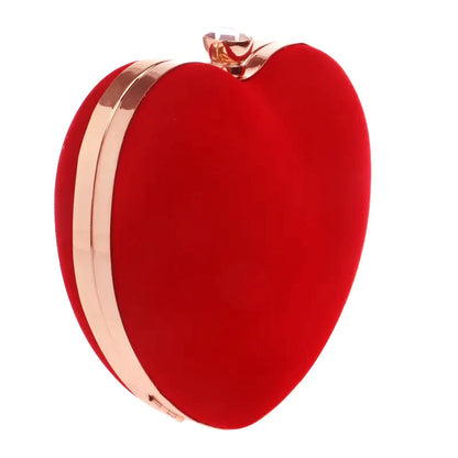 Shiny Heart Clutch - Eclat Elegance