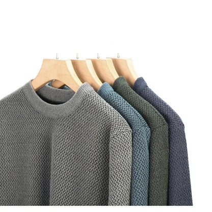 Simplicity in Style: Men's Round Neck Pullover