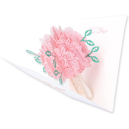 Adispotg 3D Pop Up Greeting Card - Express Your Love