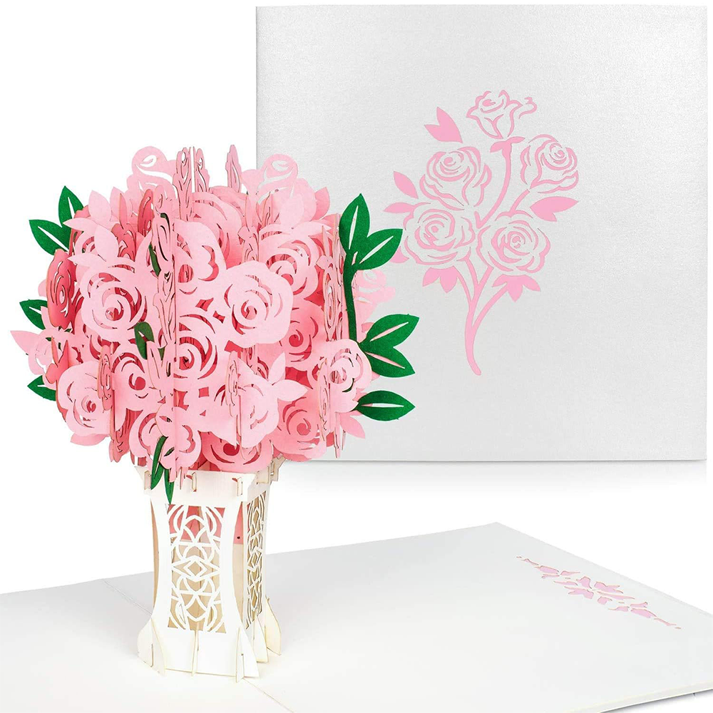 Adispotg 3D Pop Up Greeting Card - Express Your Love