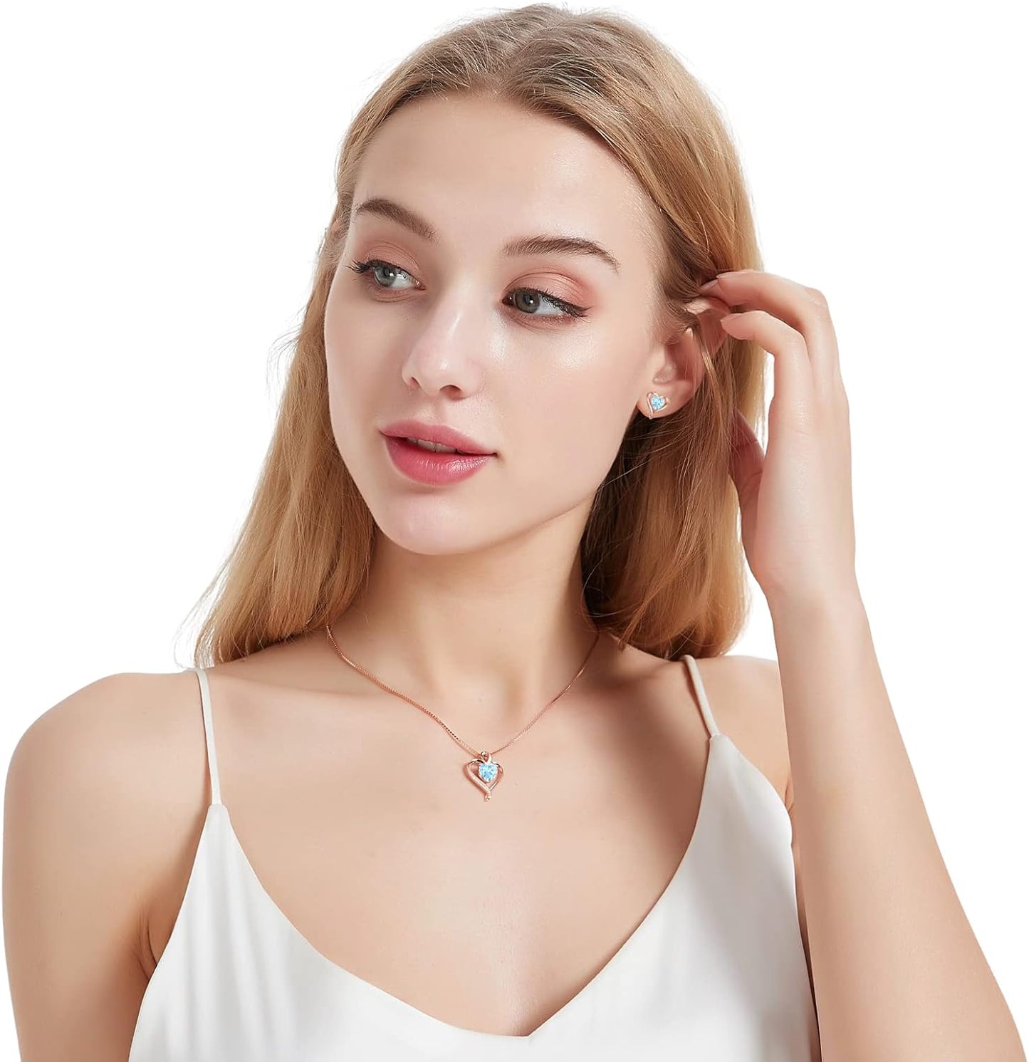 925 Sterling Silver Heart Necklace - A Passionate and Lovely Gift